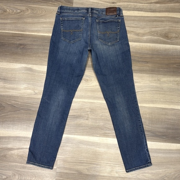 🇺🇸 lucky jeans cropped blue denim size 28 - Picture 8 of 10
